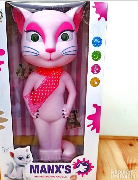 pametna mačka - talking angela - 30 cm