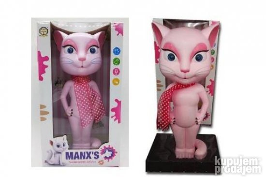 pametna mačka - talking angela - 30 cm