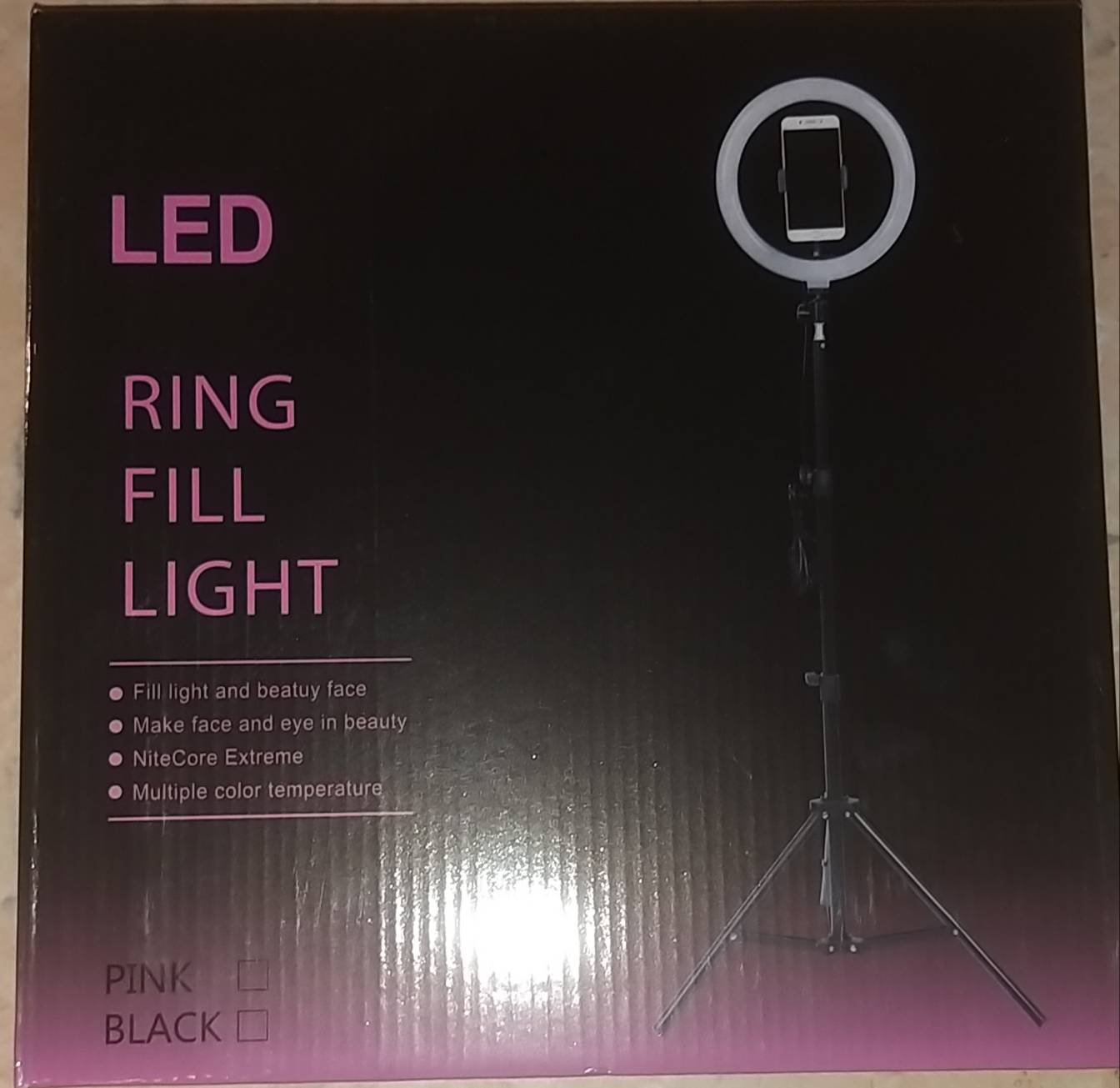 RING LIGHT ●○ 26cm sa postoljem