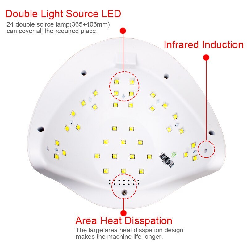 Uv led lampa za nokte SUN X 54 w - Uv led lampa za nokte SUN X 54 w