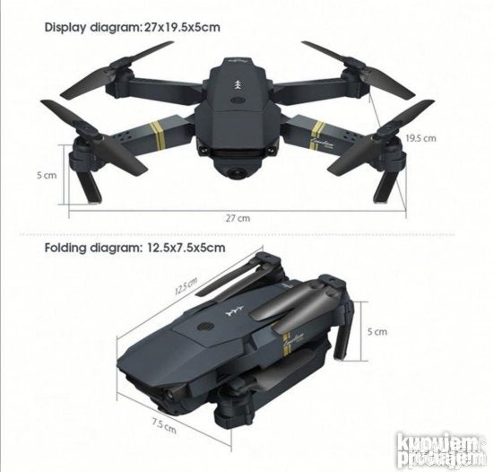 998 Dron Kvadrokopter sa dve HD kame 1080P - 998 Dron Kvadrokopter sa dve HD kame 1080P