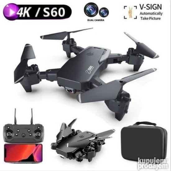 Dron S60 PLUS! wifi sa kamerom + upravljanje preko mobilnog - Dron S60 PLUS! wifi sa kamerom + upravljanje preko mobilnog