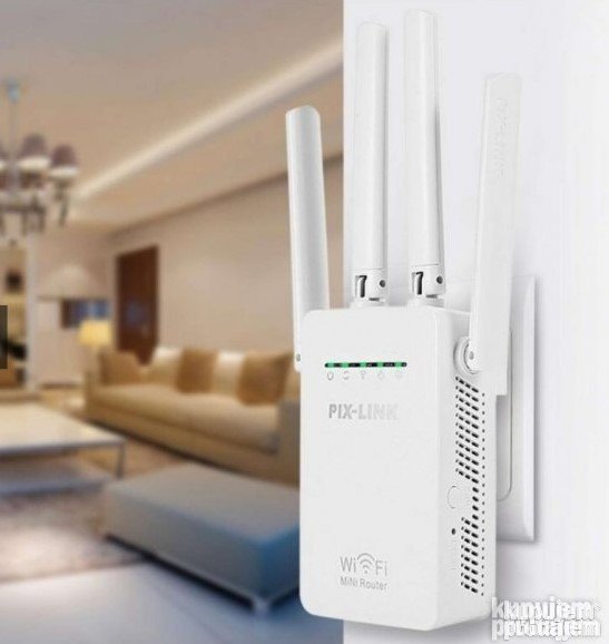 Pojacivac WiFi internet signala PiX link  /  4 antene - Pojacivac WiFi internet signala PiX link  /  4 antene