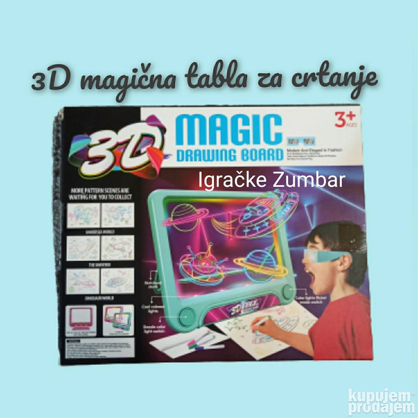 Magična tabla 3D za crtanje