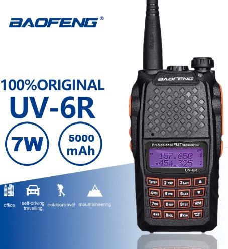 Radio stanica Baofeng UV 6 R Dual Band + handsfree