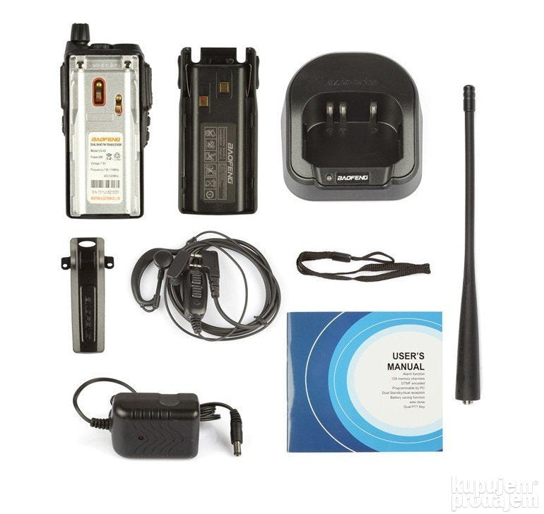 BAOFENG UV 82 Dual Band - radio stanica 8 W uv82 - BAOFENG UV 82 Dual Band - radio stanica 8 W uv82