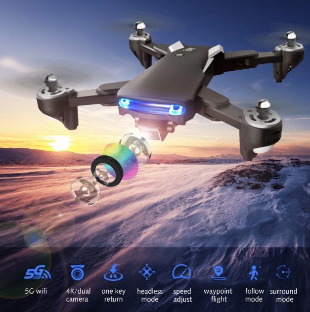 KK7 Dron - 5G GPS Ziroskop  HD dual camera / rezervna bat - KK7 Dron - 5G GPS Ziroskop  HD dual camera / rezervna bat