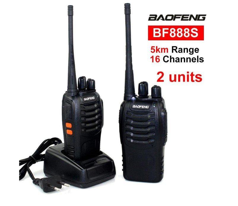 KOMPLET 2 KOM Radio Stanice Baofeng 888s handsfree Toki voki - KOMPLET 2 KOM Radio Stanice Baofeng 888s handsfree Toki voki