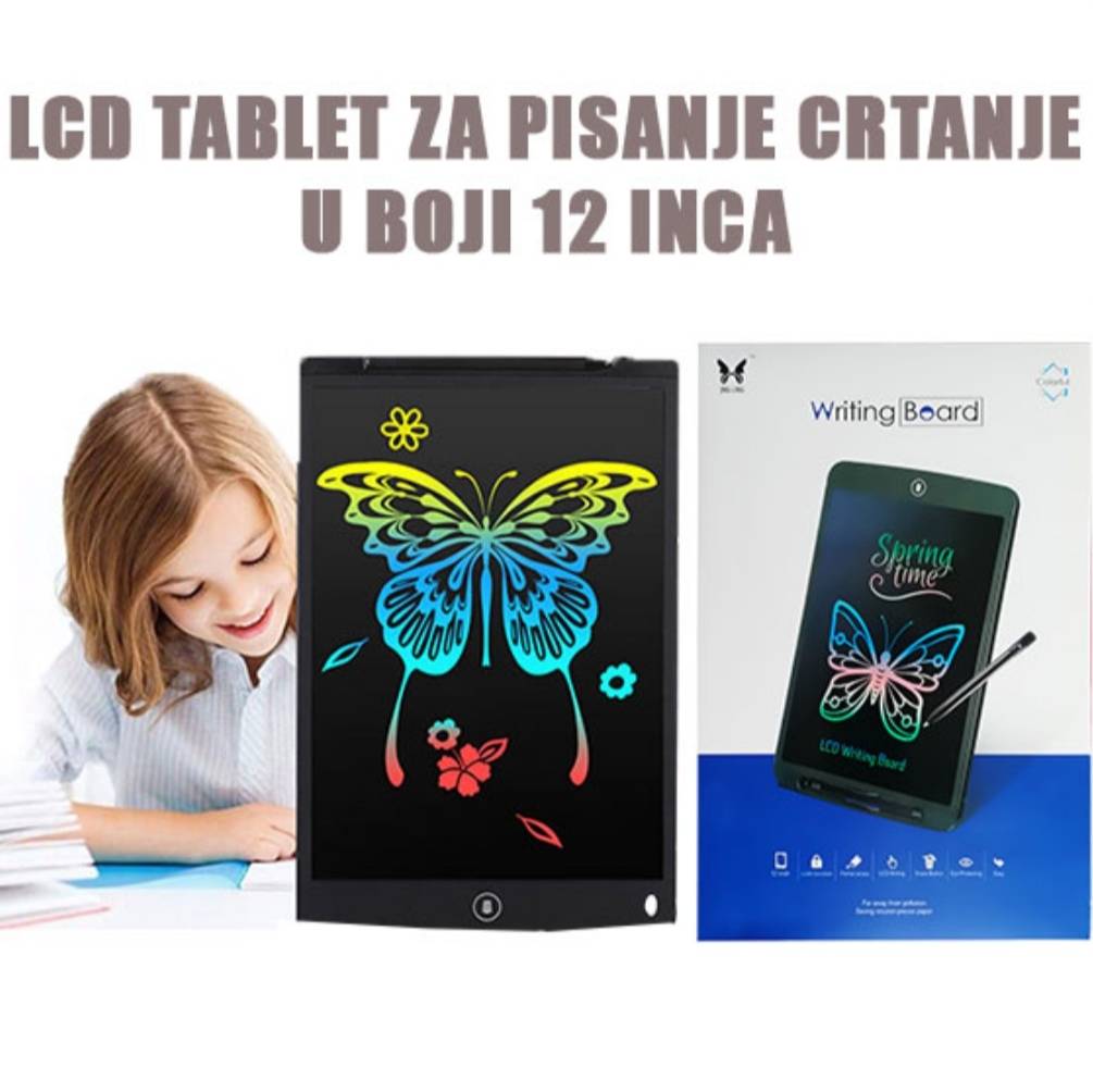 LCD tabla z pisanje i crtanje u boji od 12 inči - LCD tabla z pisanje i crtanje u boji od 12 inči