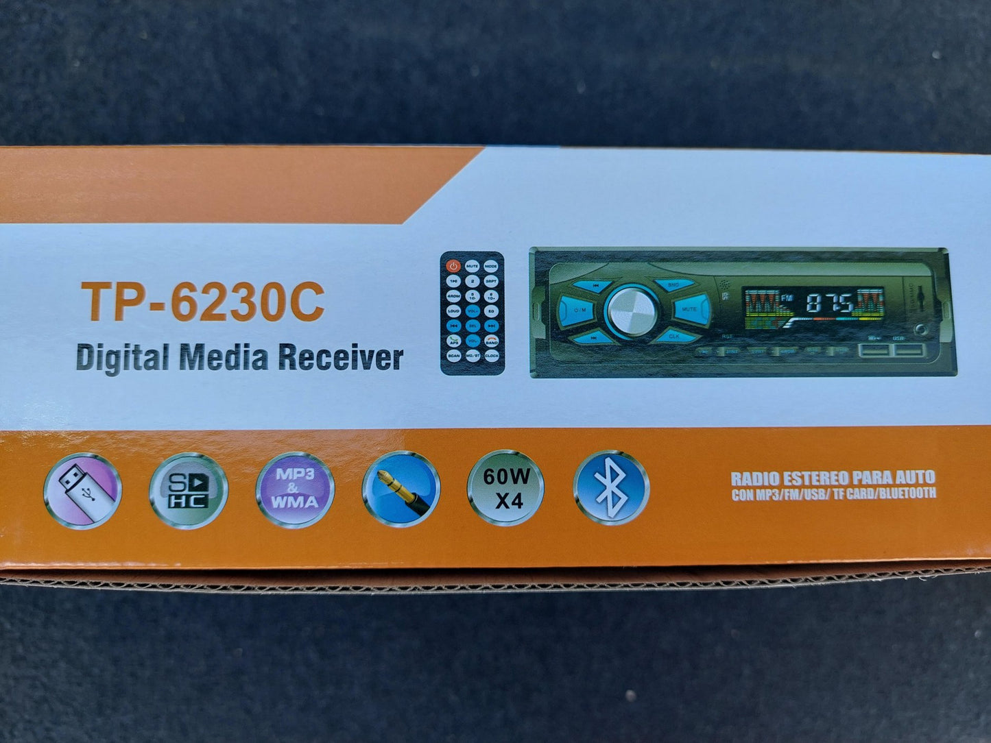 TP6230C Auto Radio MP3 USB + USB punjac SD kartica Bluetooth - TP6230C Auto Radio MP3 USB + USB punjac SD kartica Bluetooth