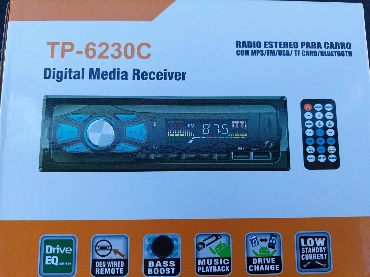 Auto Radio TP62 MP3 USB + USB punjac SD kartica Bluetooth