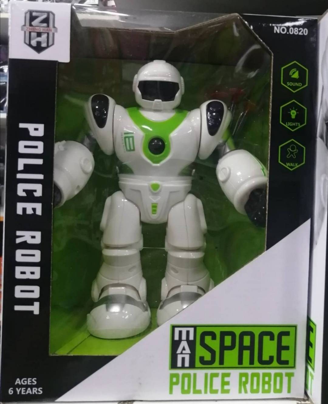 Space police robot sa zvučnim i svetlećim efektima - Space police robot sa zvučnim i svetlećim efektima