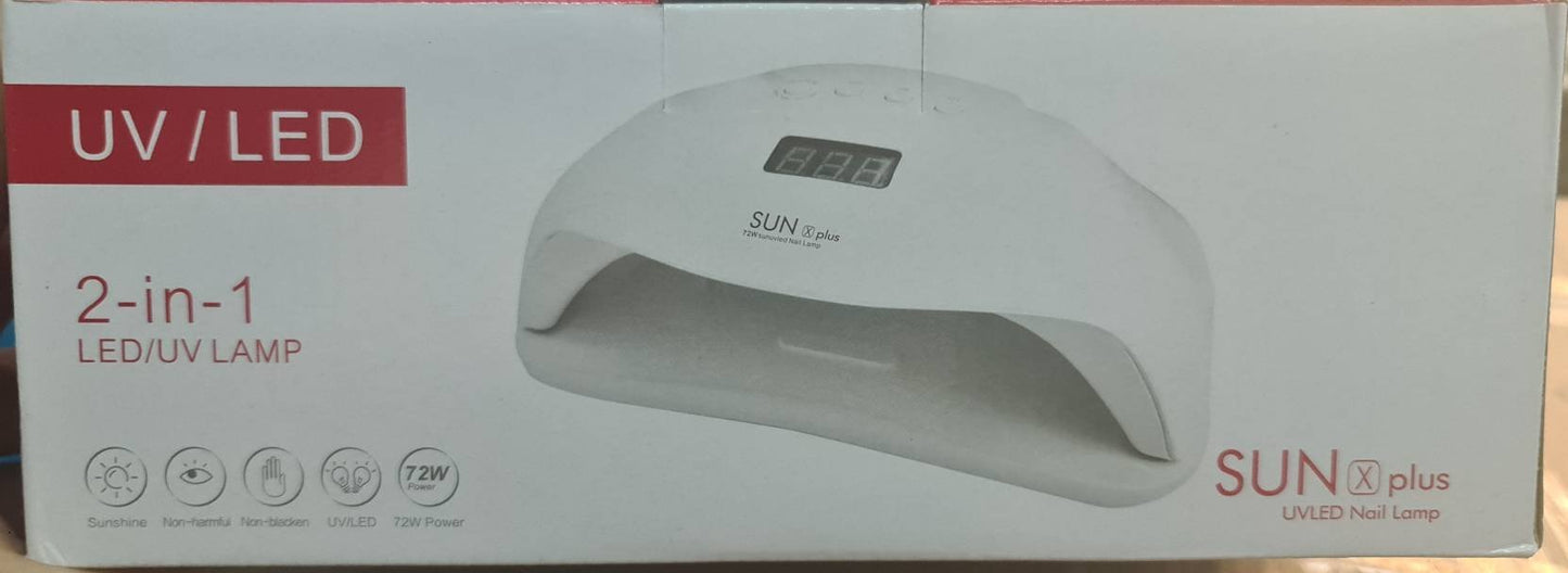 Uv Led lampa za nokte - lampa za dve ruke - Sun X plus 72W