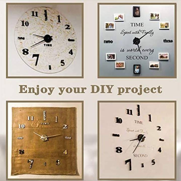 3D Zidni sat DIY clock