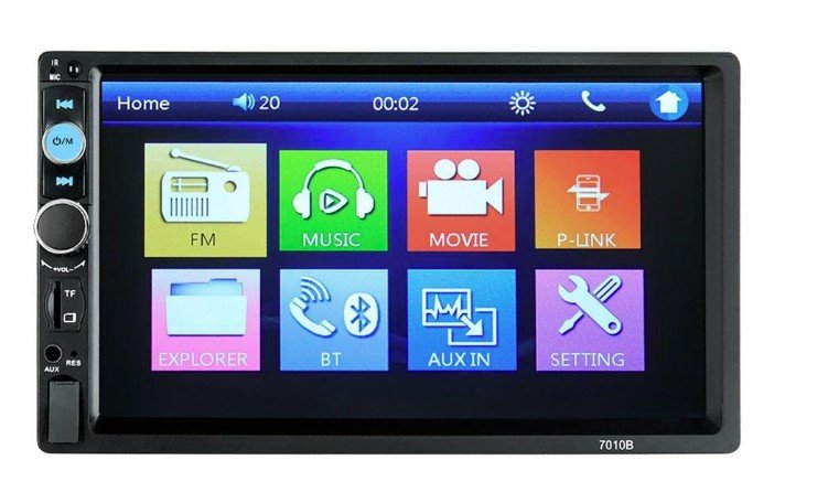 Multimedia 7010B auto radio 7inh SD USB MP5 + parking kamera - Multimedia 7010B auto radio 7inh SD USB MP5 + parking kamera