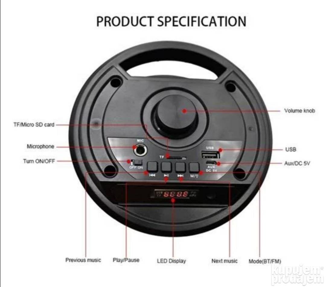 Bluetooth zvucnik 4210