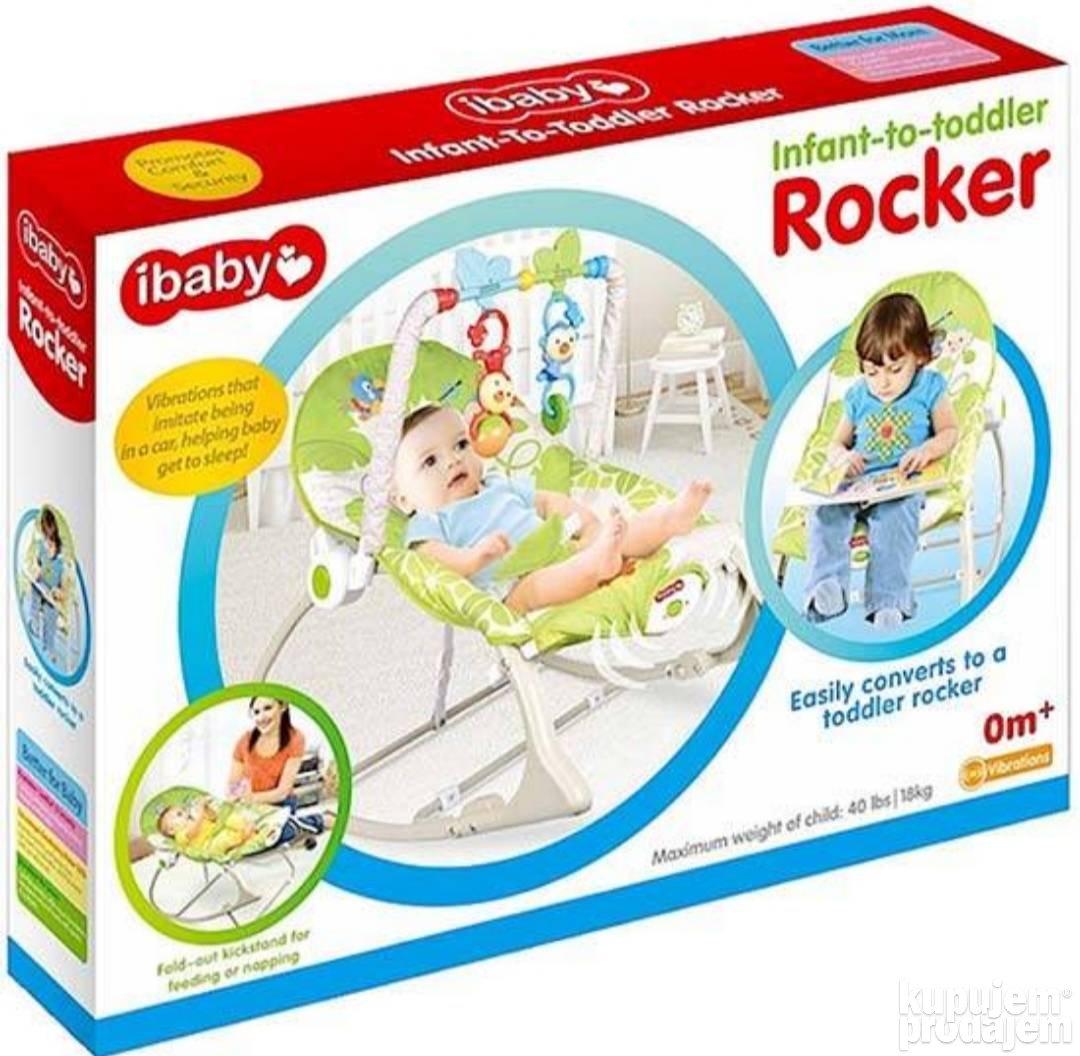 Vibracijnona njihalica za bebe Ibaby rocker