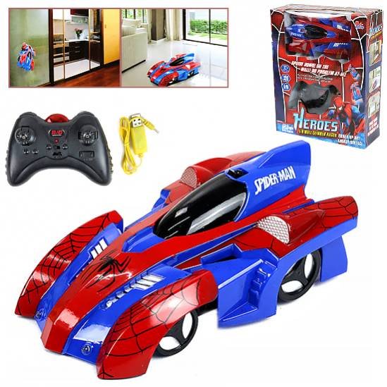 Auto na daljinski koji ide po zidu Wall Climber Spider Man - Auto na daljinski koji ide po zidu Wall Climber Spider Man