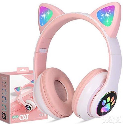 Cat Ear STN 28 decije bezicne slusalice maca Headset - Cat Ear STN 28 decije bezicne slusalice maca Headset