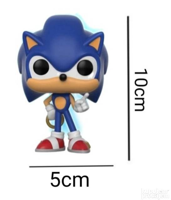 Pop sonic the hedgehog figurica Super sonic - Pop sonic the hedgehog figurica Super sonic