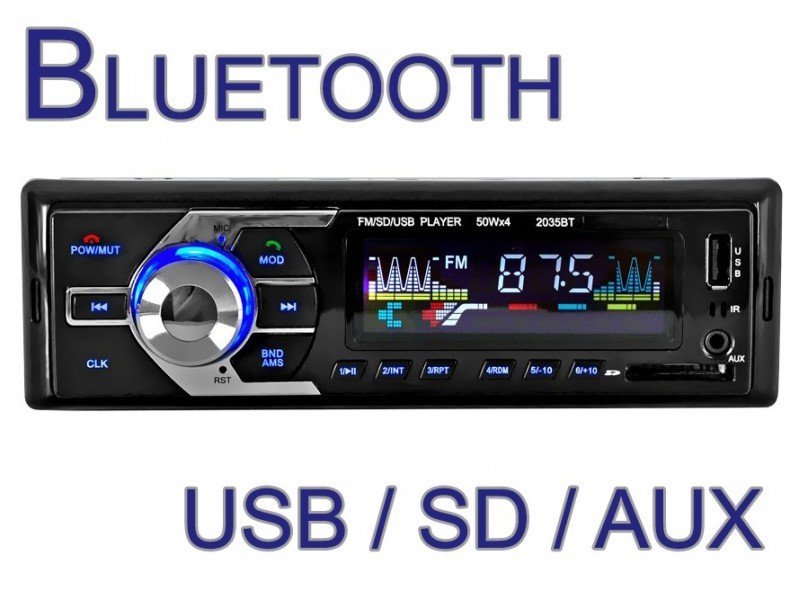 Auto Radio Bluetooth MP3 SDcard USB 4x50w AutoRadio - Auto Radio Bluetooth MP3 SDcard USB 4x50w AutoRadio