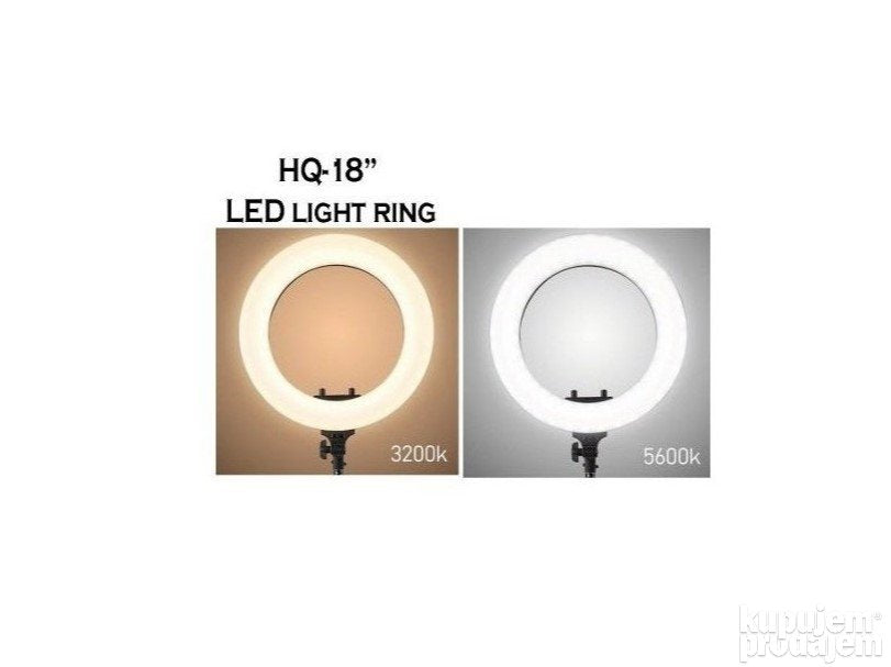 Led Ring Light 18 inca precnik 45cm + stativ  led svetlo - Led Ring Light 18 inca precnik 45cm + stativ  led svetlo