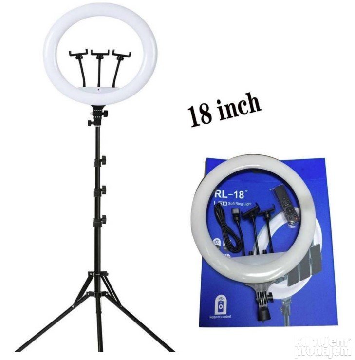 Led Ring Light 18 inca precnik 45cm + stativ  led svetlo - Led Ring Light 18 inca precnik 45cm + stativ  led svetlo