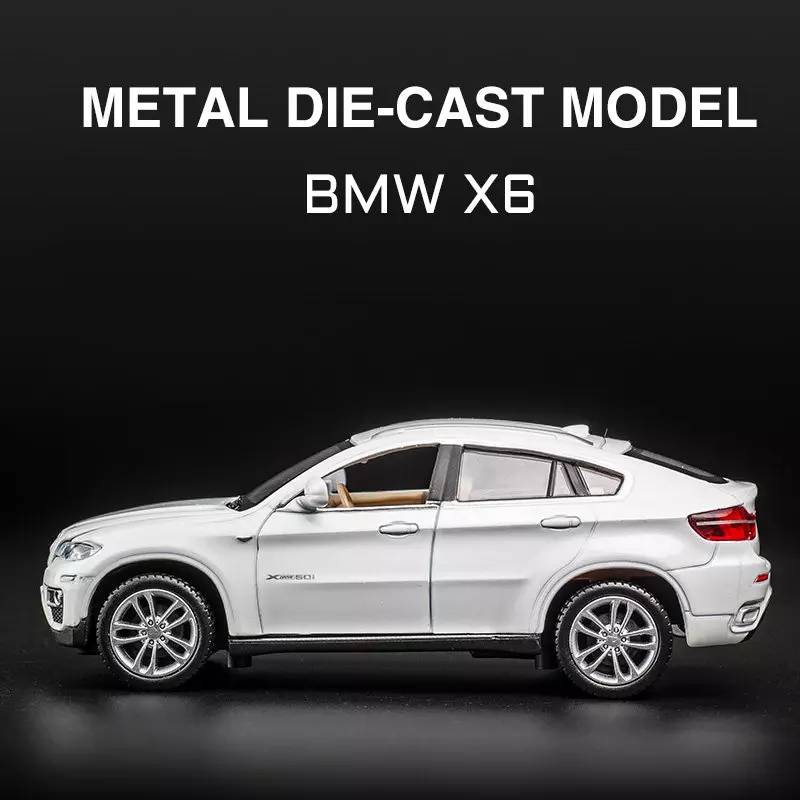 Bmw X6 Metalni-Muzicki Beli 1/32