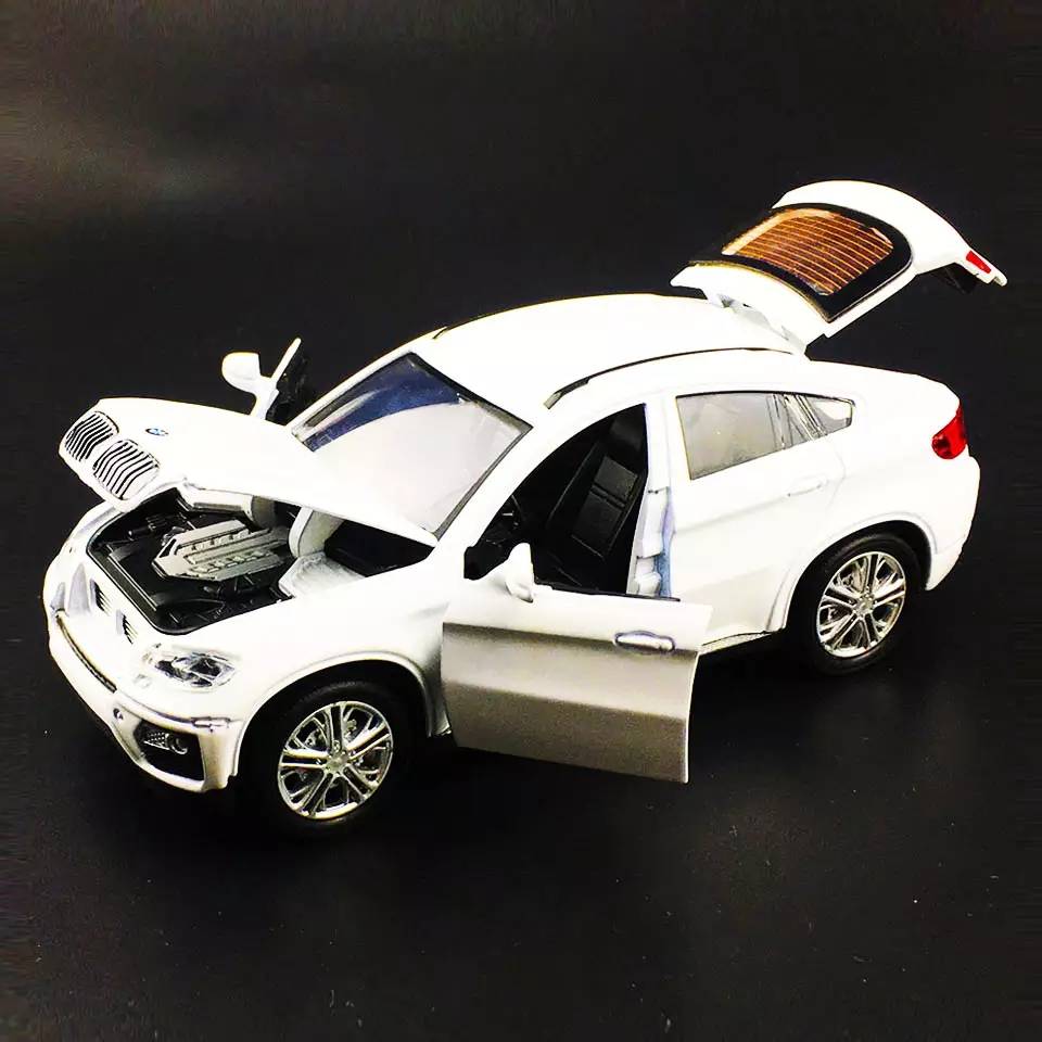 Bmw X6 Metalni-Muzicki Beli 1/32