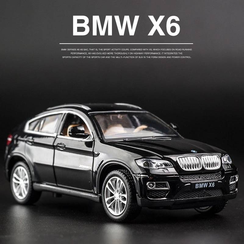 Bmw X6 Metalni-Muzicki crni 1/32 - Bmw X6 Metalni-Muzicki crni 1/32