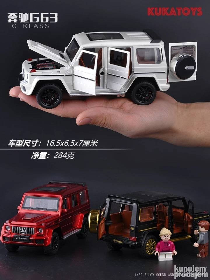 Mercedes Benz G Klasee Metalni I Muzicki Autic 1/24