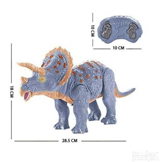 Dinosaurus Triceratops Na Daljinsko Upravljenje