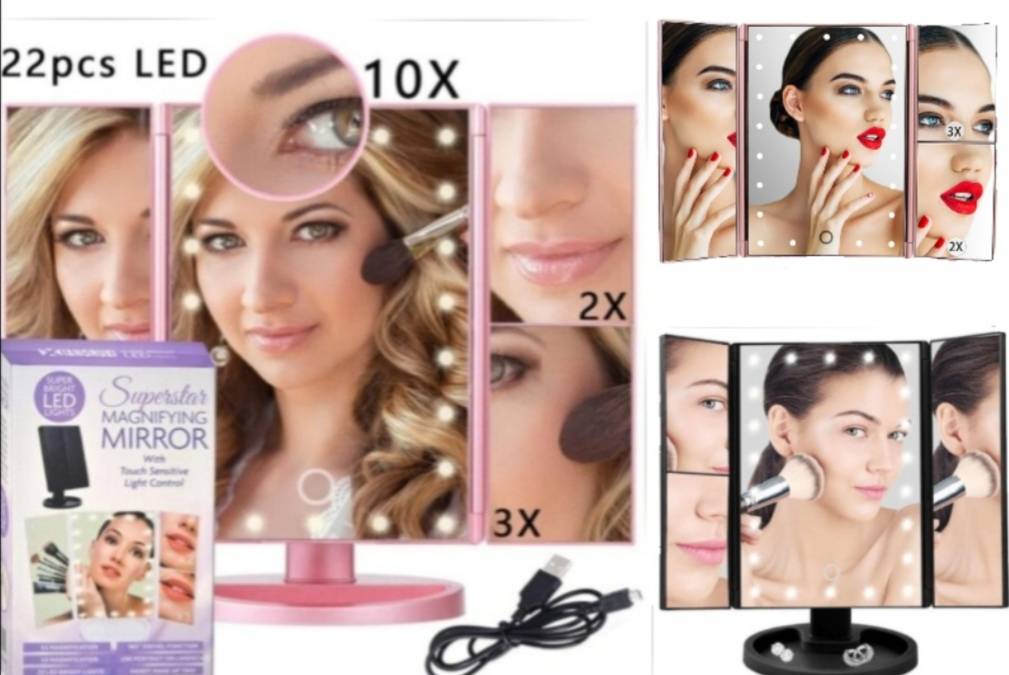 LED ogledalo za šminkanje zeleni superstar magnifying mirror - LED ogledalo za šminkanje zeleni superstar magnifying mirror