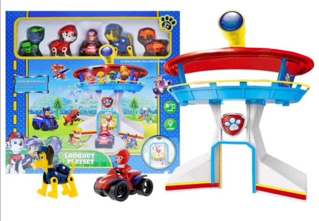 Velika osmatračnica paw patrol sa 5 junaka - Velika osmatračnica paw patrol sa 5 junaka