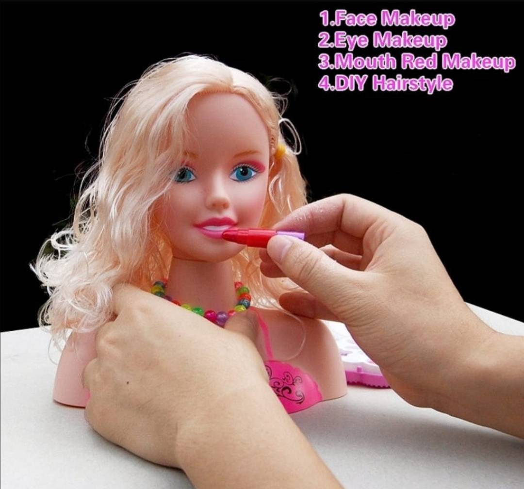Barbie glava lutka za šminkanje - Barbie glava lutka za šminkanje