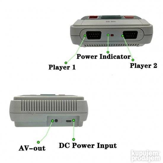 Retro konzola Super mini MD 167 igara - Retro konzola Super mini MD 167 igara