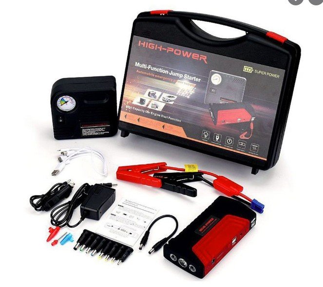 Auto jump starter power bank kompresor TM15 16800mAh 12V - Auto jump starter power bank kompresor TM15 16800mAh 12V