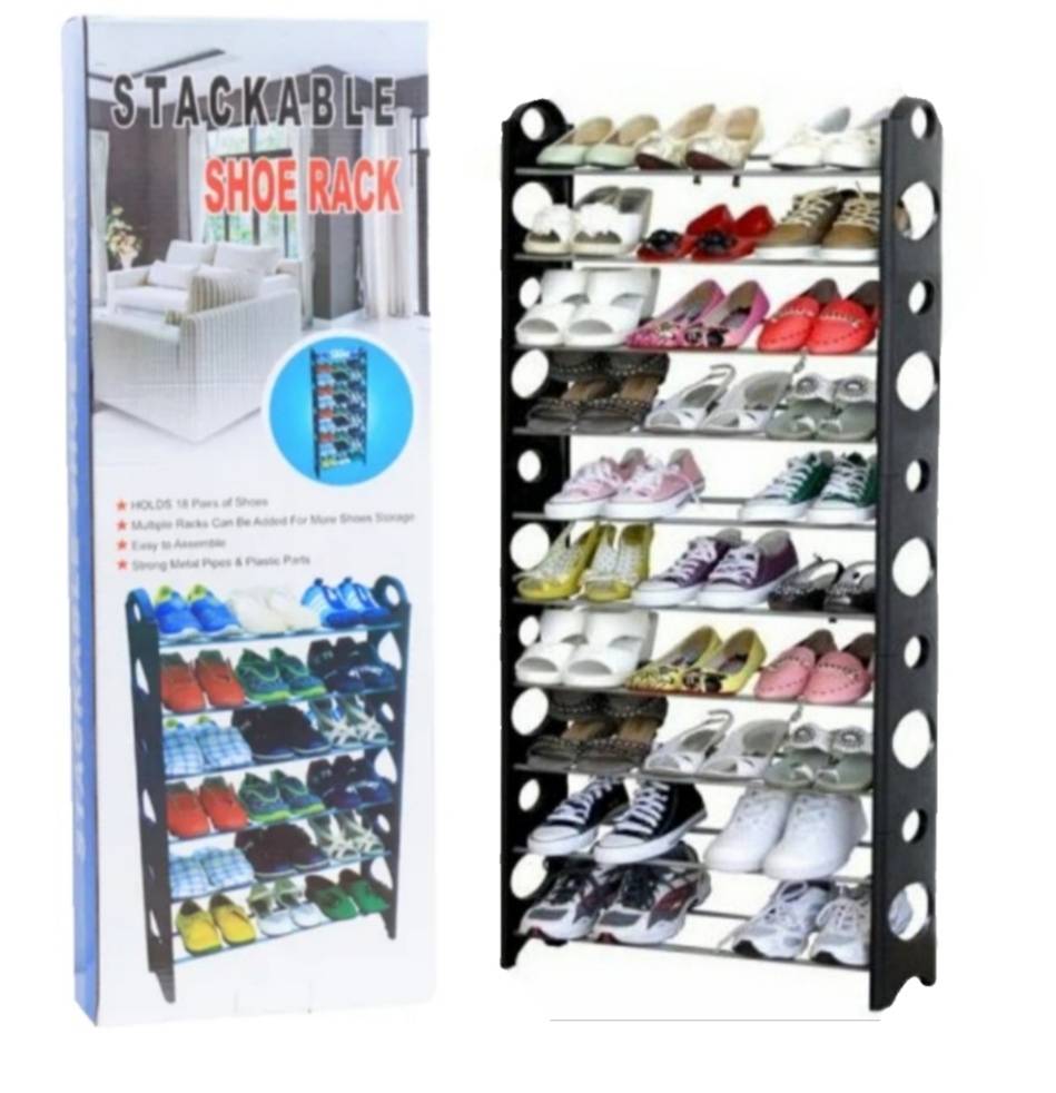 Cipelarnik 165 x 51 x 20cm Stackable Shoe Rack - Cipelarnik 165 x 51 x 20cm Stackable Shoe Rack