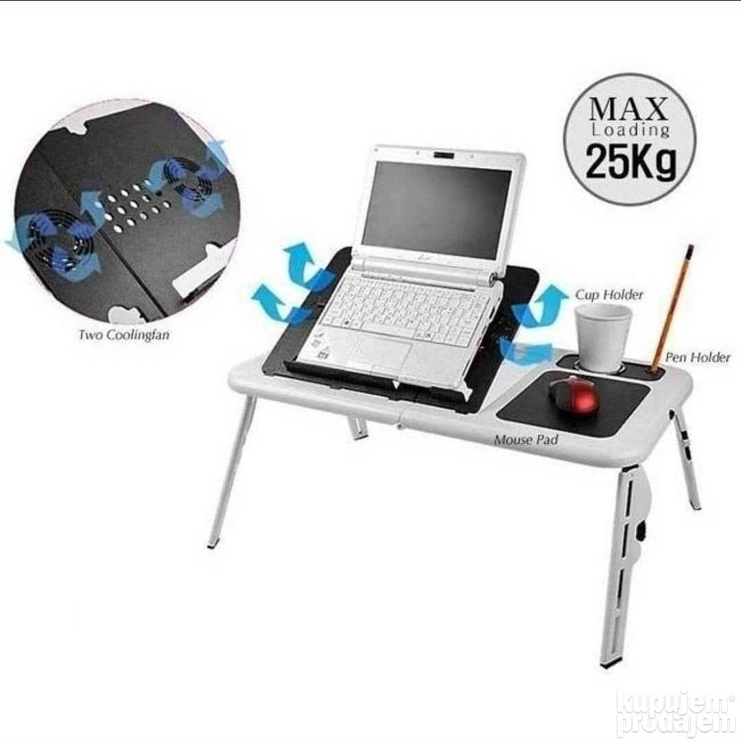 E-Table/Sklopivi sto za laptop/Sto za laptop sa kulerom - E-Table/Sklopivi sto za laptop/Sto za laptop sa kulerom