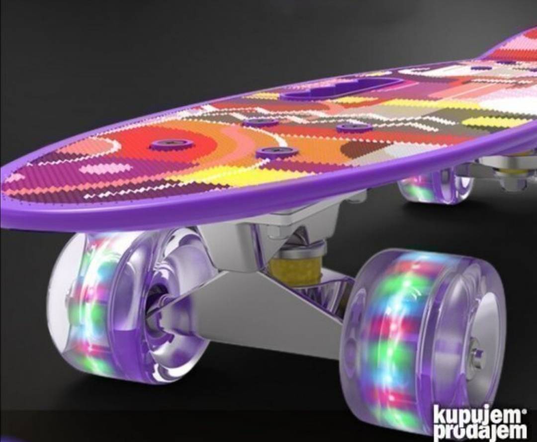 Penny board, skejtbord narandžasti 55cm - Penny board, skejtbord narandžasti 55cm