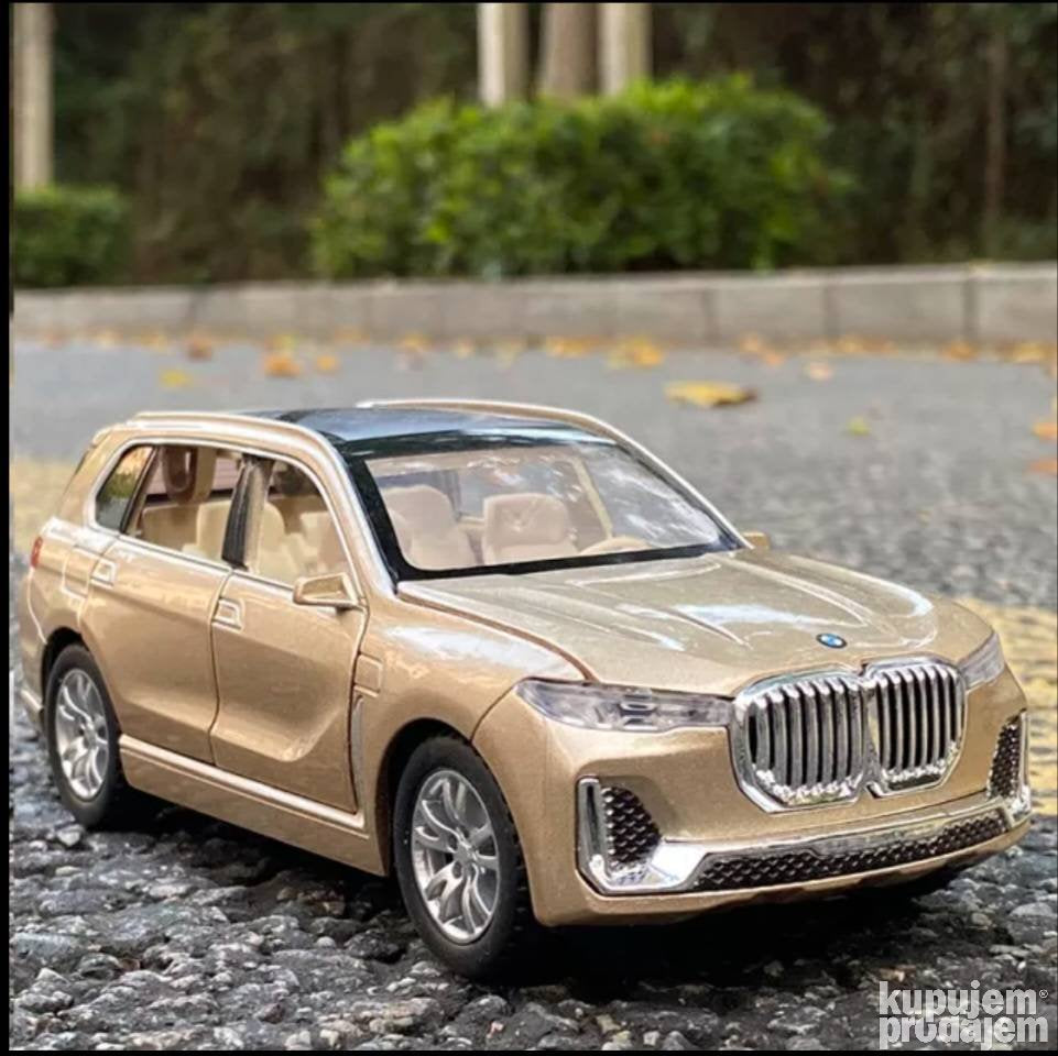 Bmw X7 Diecast 1/32 Zlatni