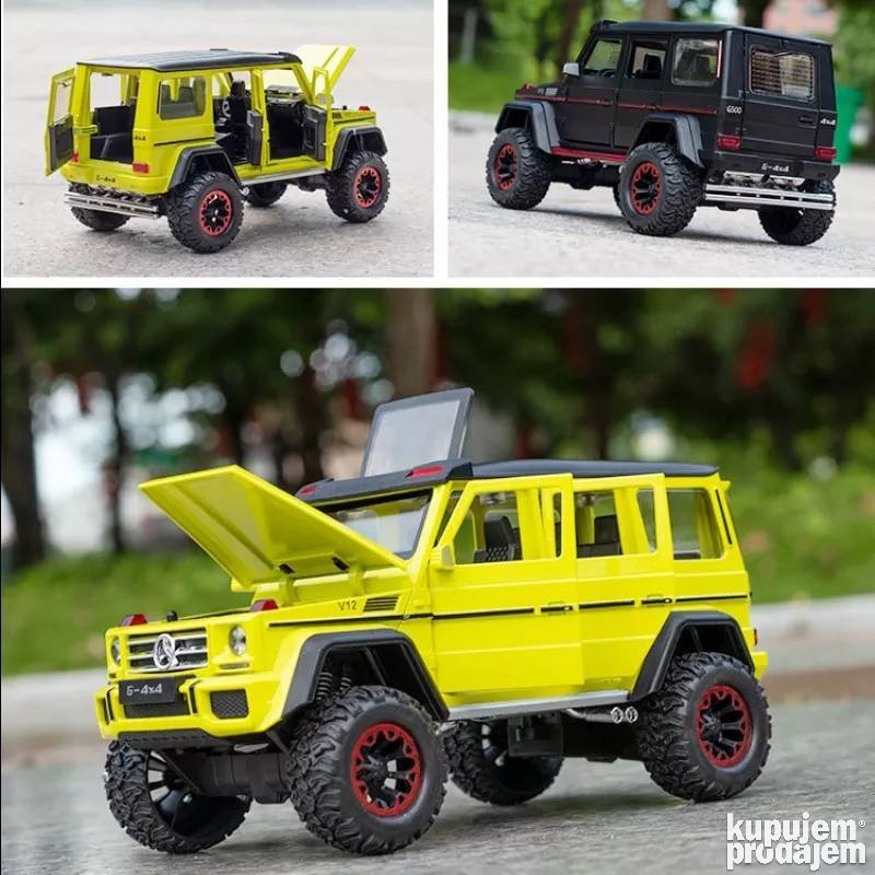 Mercedes G500 G-Klase Žuta 1/24