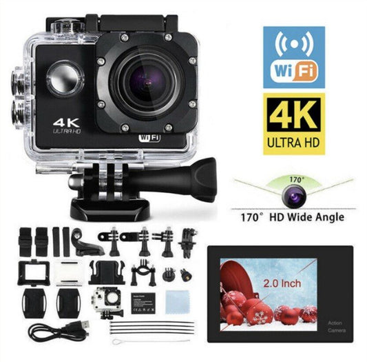 Akciona 4K ULTRA HD Sportska Kamera WIFI replika GoPro - Akciona 4K ULTRA HD Sportska Kamera WIFI replika GoPro