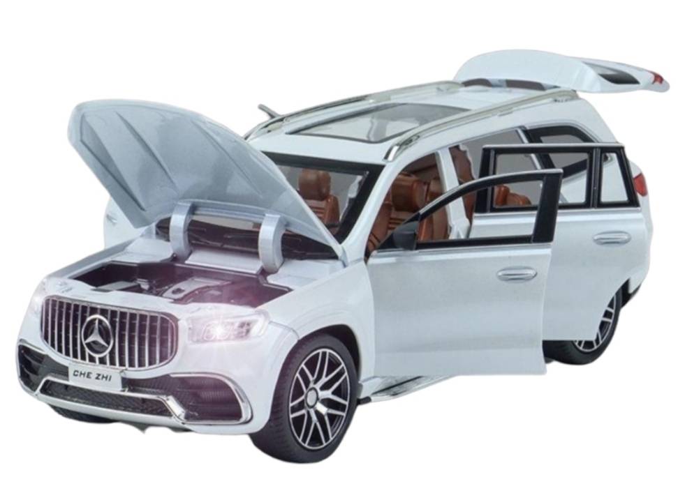 Mercedes GLS 63 metalni autić beli - Mercedes GLS 63 metalni autić beli