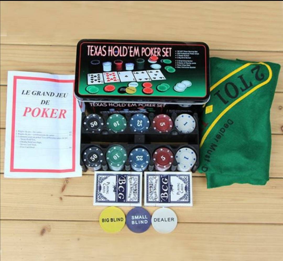 Texas hold'em poker set od 200 čipova - Texas hold'em poker set od 200 čipova