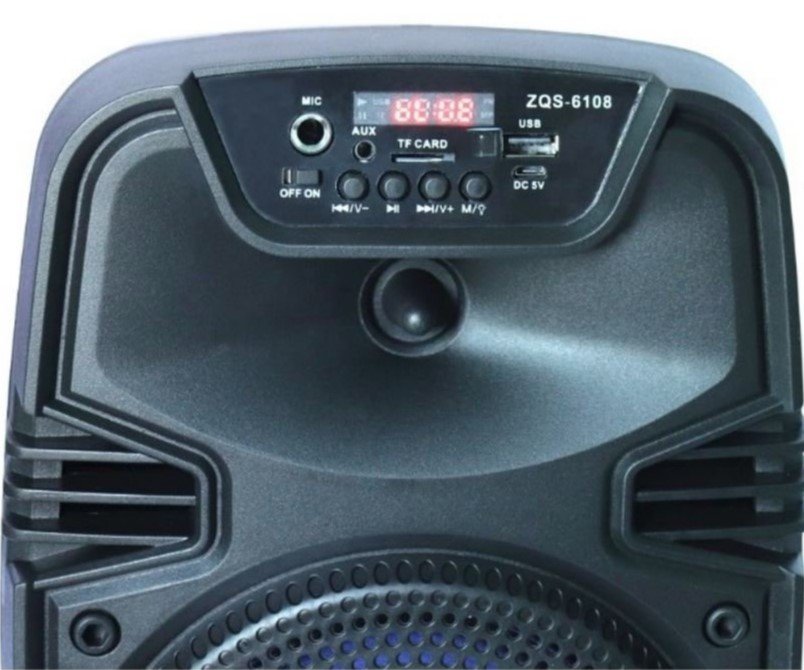 Bluetooth zvucnik ZQS 6108 Blutut 6.5inch / mikrofom / radio - Bluetooth zvucnik ZQS 6108 Blutut 6.5inch / mikrofom / radio