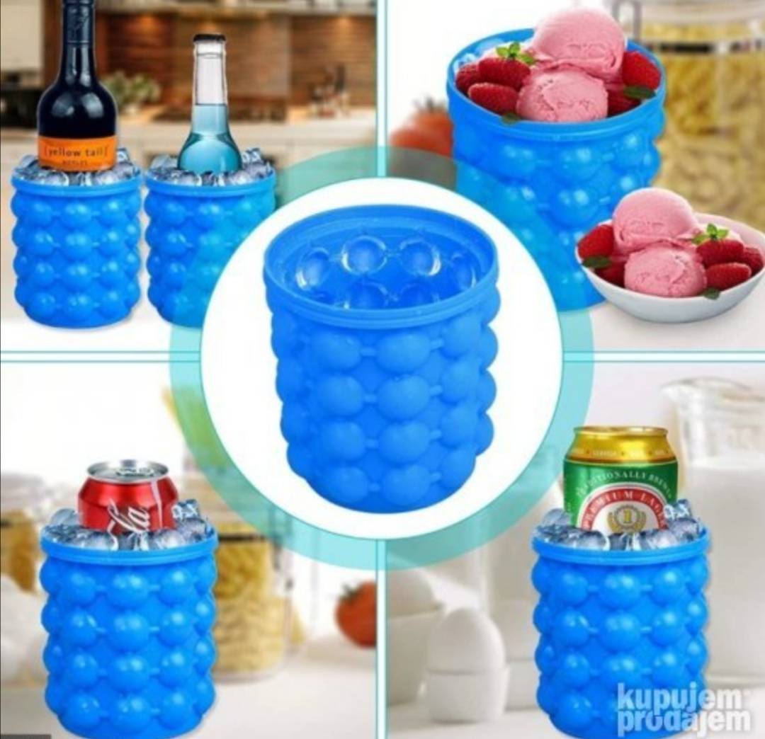 Silikonska posuda za led - Ice cube maker genie - Silikonska posuda za led - Ice cube maker genie