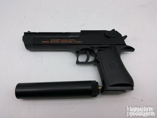 Airsoft pistolj C20+ sa prigusivacem Desert Eagle - Airsoft pistolj C20+ sa prigusivacem Desert Eagle