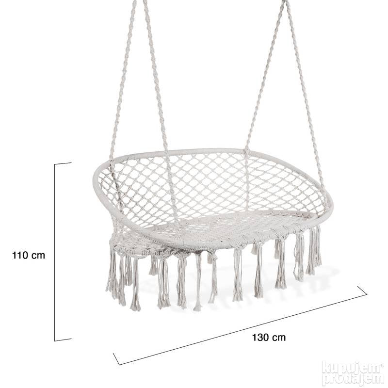 LJULJAŠKA pletena/Gnezdo ljuljaška za dvoje