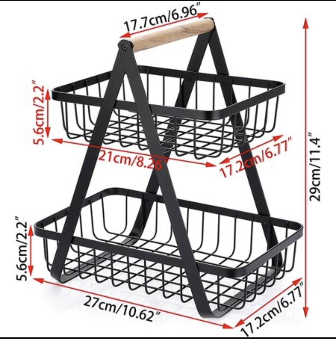 Korpa za voće na dva nivoa - Korpa za voće na dva nivoa